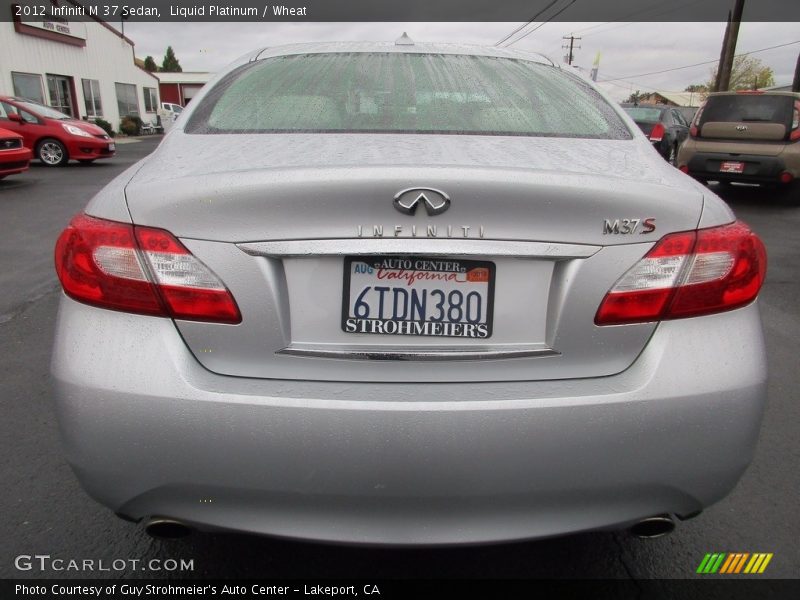 Liquid Platinum / Wheat 2012 Infiniti M 37 Sedan