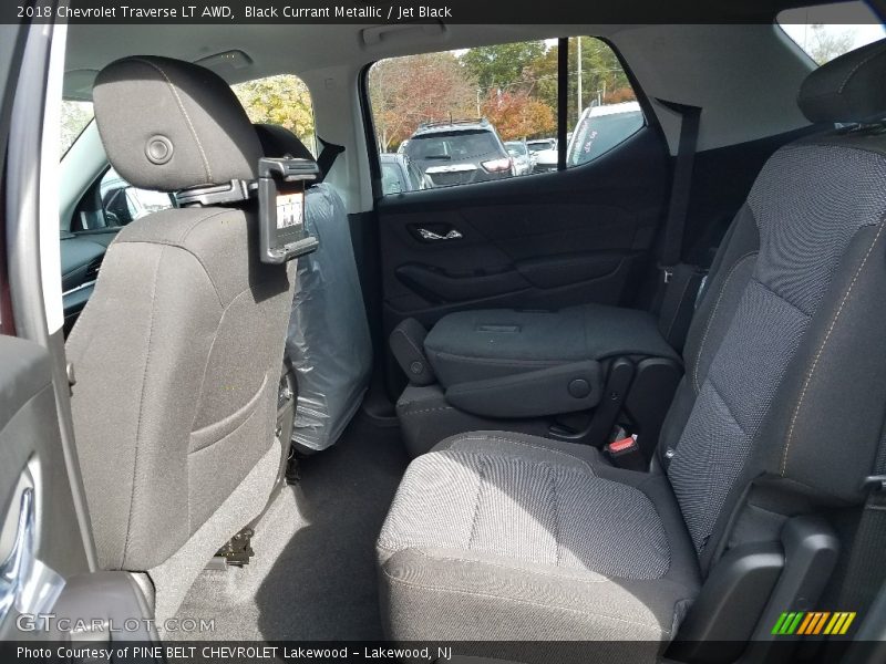 Black Currant Metallic / Jet Black 2018 Chevrolet Traverse LT AWD