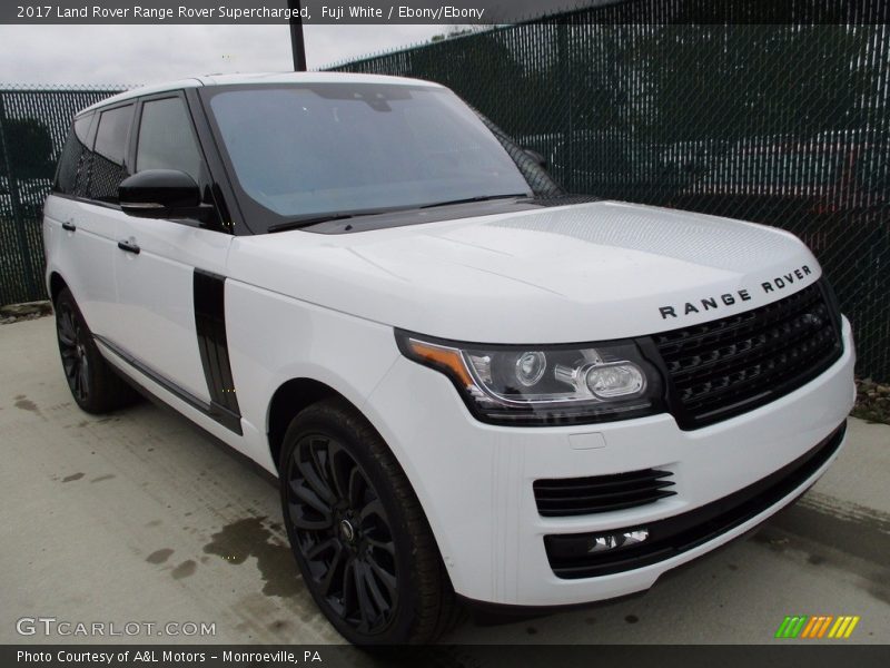 Fuji White / Ebony/Ebony 2017 Land Rover Range Rover Supercharged