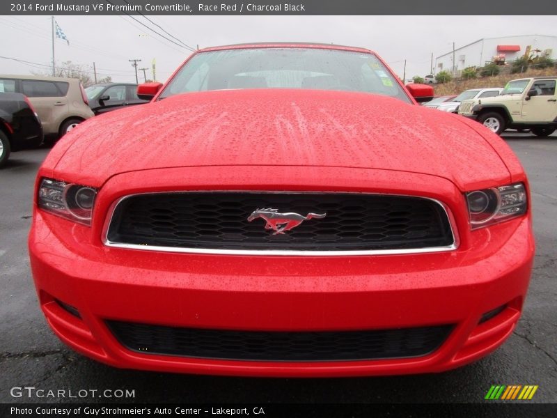 Race Red / Charcoal Black 2014 Ford Mustang V6 Premium Convertible