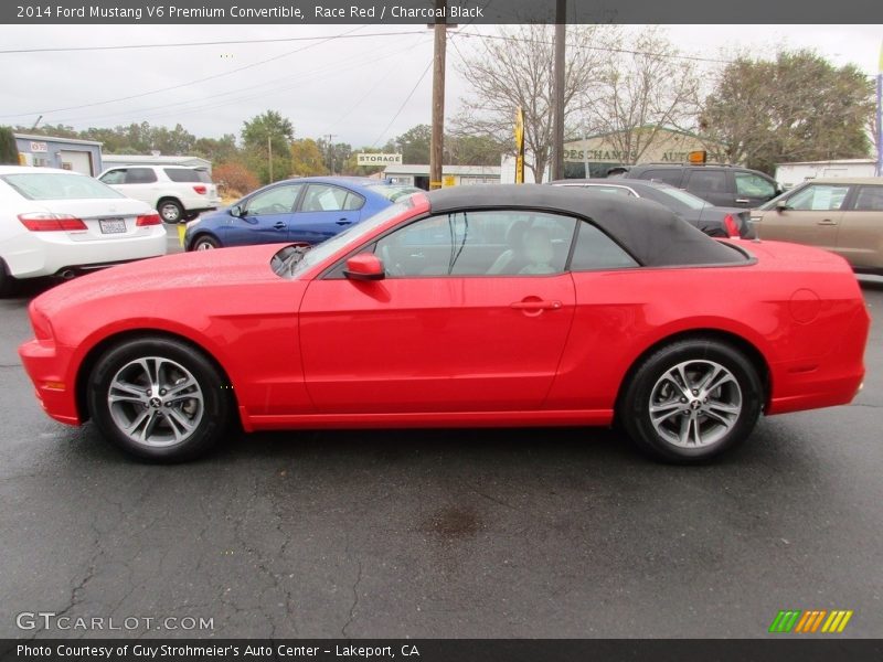 Race Red / Charcoal Black 2014 Ford Mustang V6 Premium Convertible