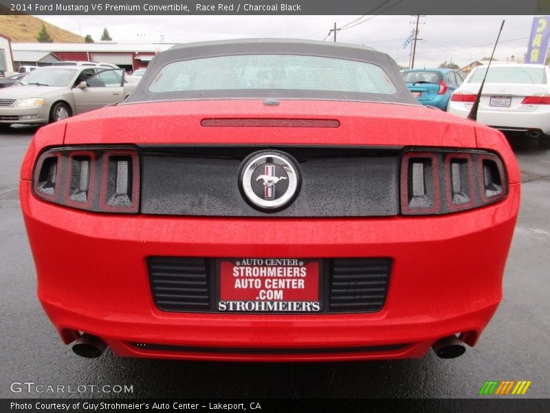 Race Red / Charcoal Black 2014 Ford Mustang V6 Premium Convertible