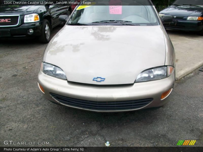 Sandrift Metallic / Beige 1996 Chevrolet Cavalier LS Sedan