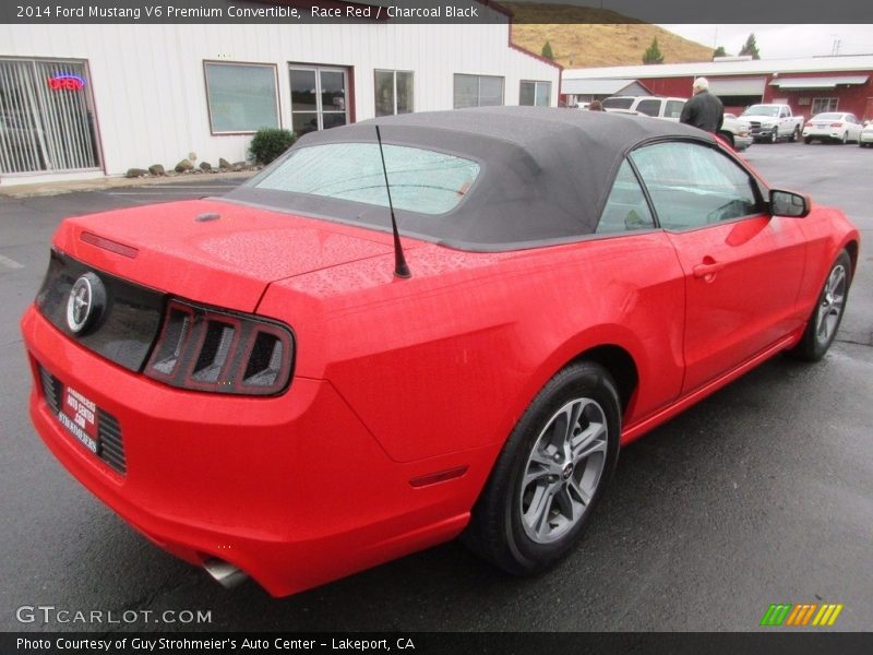 Race Red / Charcoal Black 2014 Ford Mustang V6 Premium Convertible