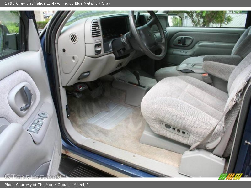 Indigo Blue Metallic / Gray 1998 Chevrolet Tahoe LS 4x4