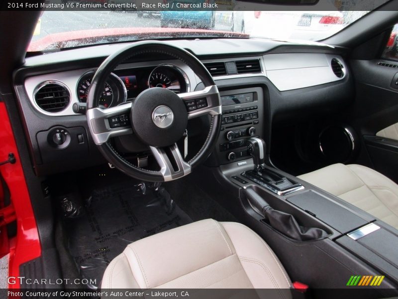Race Red / Charcoal Black 2014 Ford Mustang V6 Premium Convertible