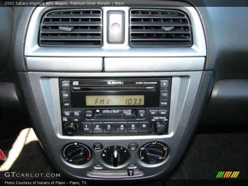 Platinum Silver Metallic / Black 2002 Subaru Impreza WRX Wagon