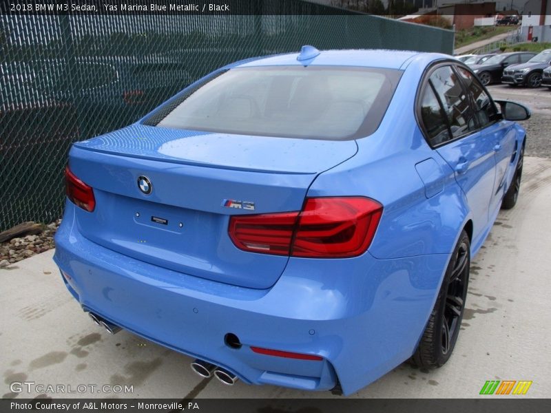 Yas Marina Blue Metallic / Black 2018 BMW M3 Sedan