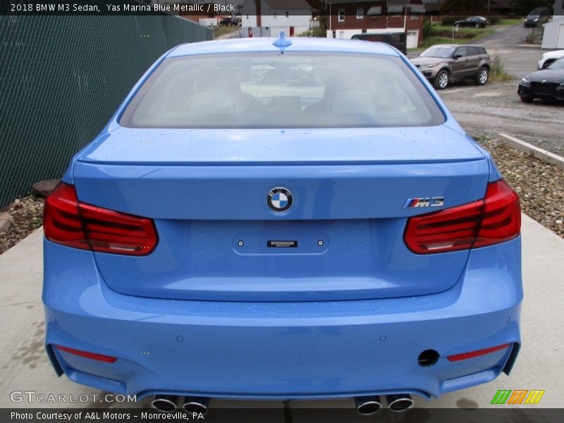 Yas Marina Blue Metallic / Black 2018 BMW M3 Sedan