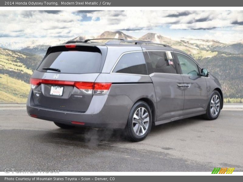 Modern Steel Metallic / Gray 2014 Honda Odyssey Touring