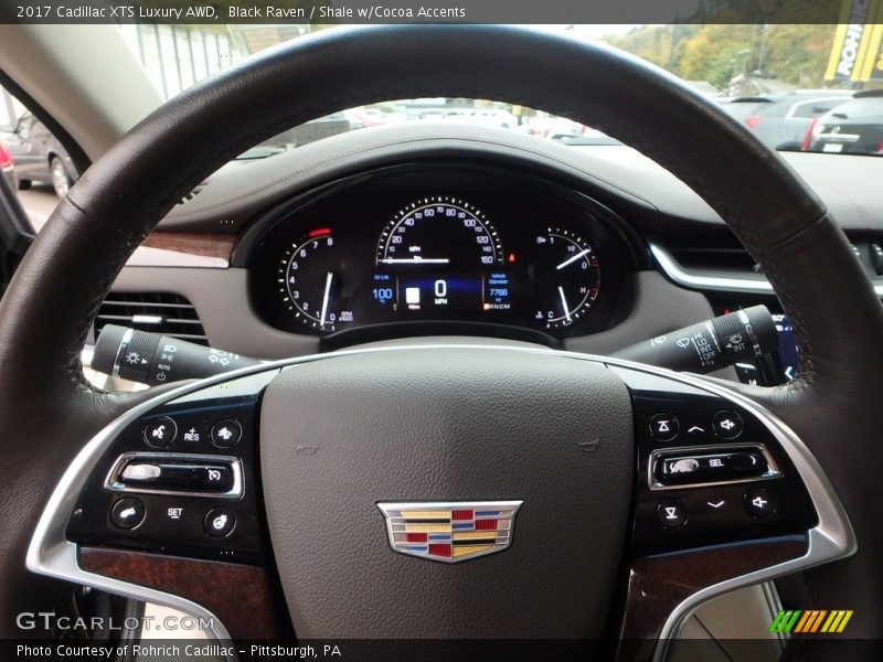 Black Raven / Shale w/Cocoa Accents 2017 Cadillac XTS Luxury AWD