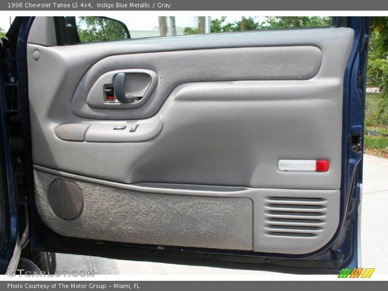 Indigo Blue Metallic / Gray 1998 Chevrolet Tahoe LS 4x4