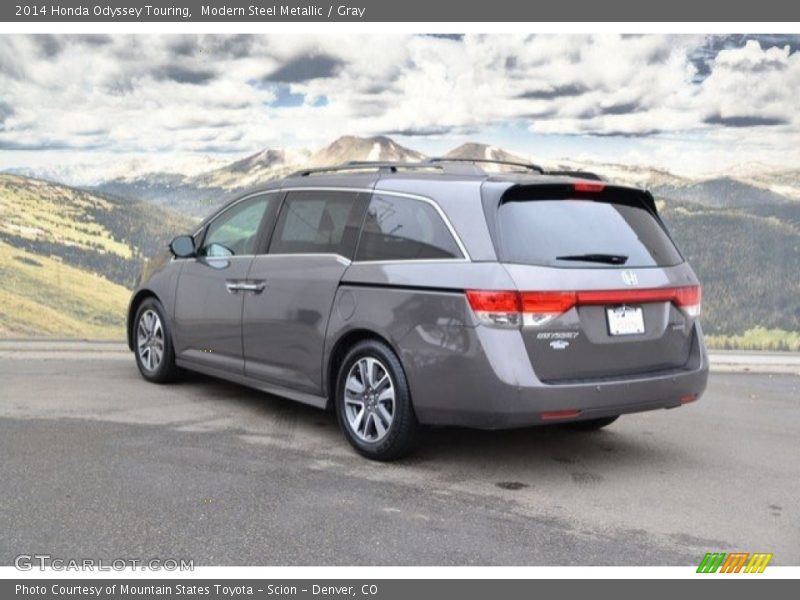Modern Steel Metallic / Gray 2014 Honda Odyssey Touring