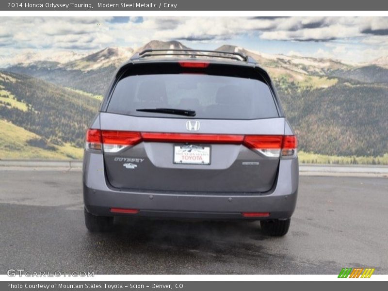 Modern Steel Metallic / Gray 2014 Honda Odyssey Touring
