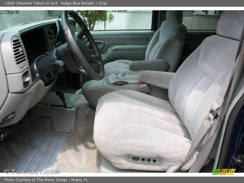 Indigo Blue Metallic / Gray 1998 Chevrolet Tahoe LS 4x4