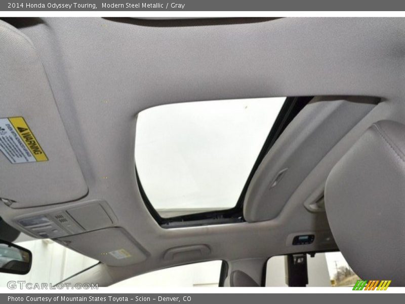 Modern Steel Metallic / Gray 2014 Honda Odyssey Touring