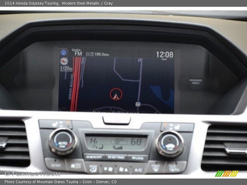 Modern Steel Metallic / Gray 2014 Honda Odyssey Touring