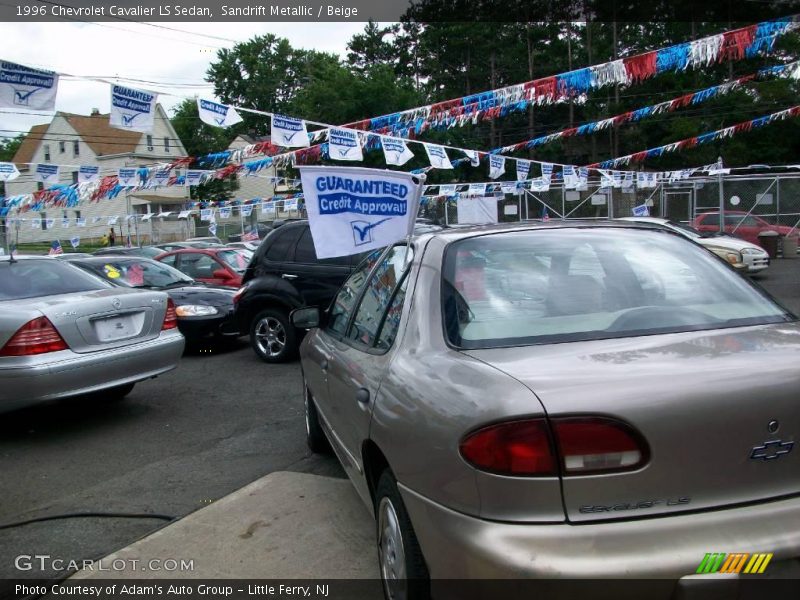 Sandrift Metallic / Beige 1996 Chevrolet Cavalier LS Sedan