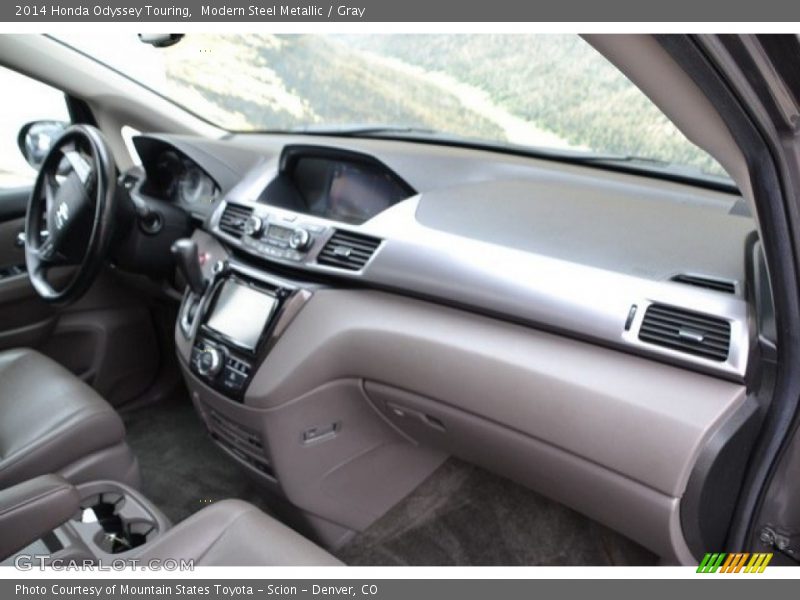 Modern Steel Metallic / Gray 2014 Honda Odyssey Touring