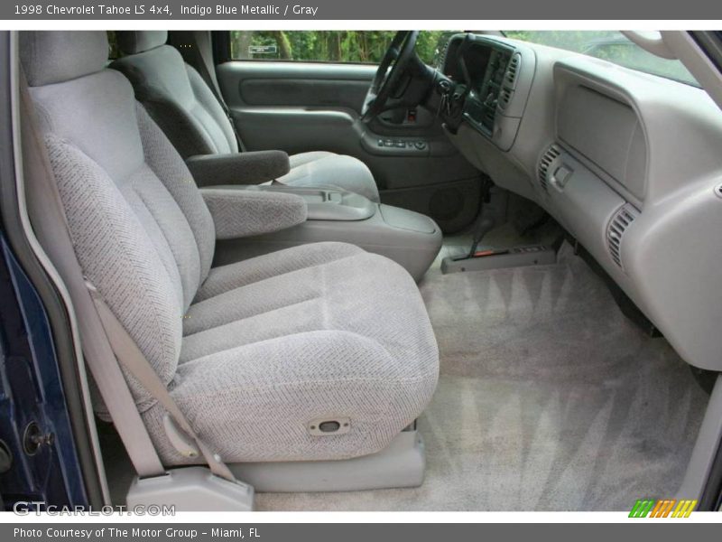 Indigo Blue Metallic / Gray 1998 Chevrolet Tahoe LS 4x4