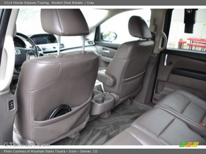 Modern Steel Metallic / Gray 2014 Honda Odyssey Touring