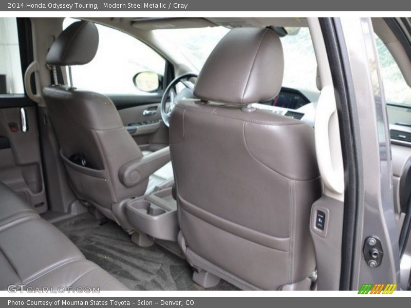 Modern Steel Metallic / Gray 2014 Honda Odyssey Touring