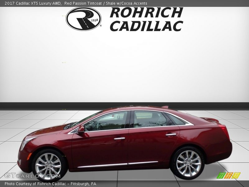Red Passion Tintcoat / Shale w/Cocoa Accents 2017 Cadillac XTS Luxury AWD