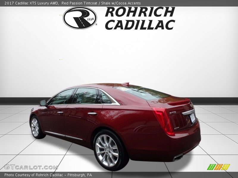 Red Passion Tintcoat / Shale w/Cocoa Accents 2017 Cadillac XTS Luxury AWD