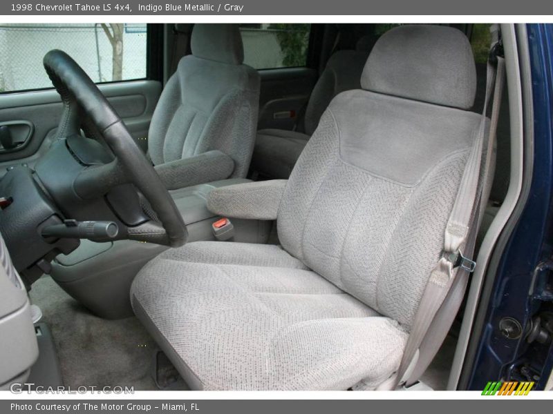 Indigo Blue Metallic / Gray 1998 Chevrolet Tahoe LS 4x4