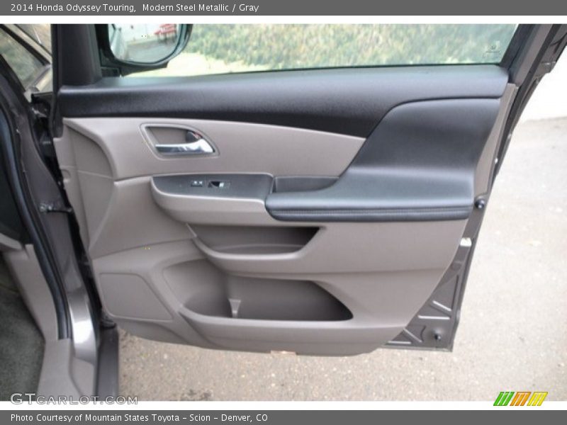 Modern Steel Metallic / Gray 2014 Honda Odyssey Touring