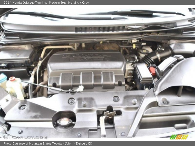 Modern Steel Metallic / Gray 2014 Honda Odyssey Touring