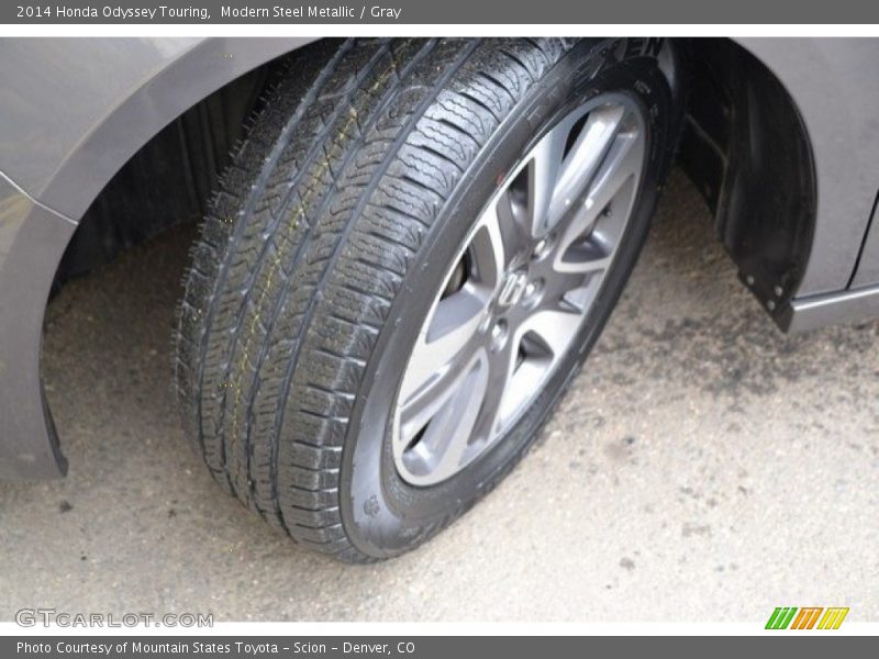 Modern Steel Metallic / Gray 2014 Honda Odyssey Touring