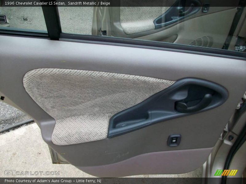 Sandrift Metallic / Beige 1996 Chevrolet Cavalier LS Sedan