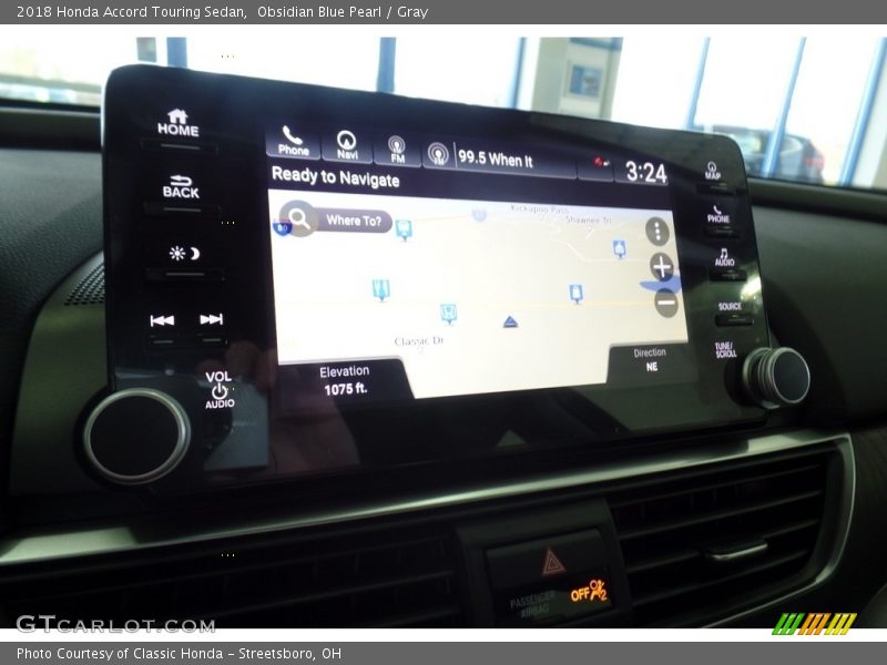 Navigation of 2018 Accord Touring Sedan