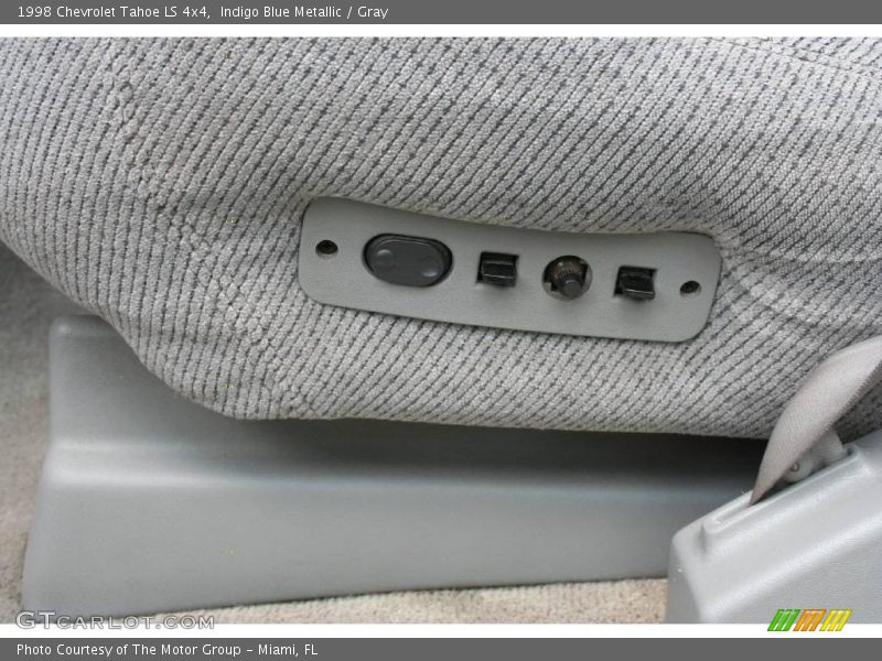 Indigo Blue Metallic / Gray 1998 Chevrolet Tahoe LS 4x4