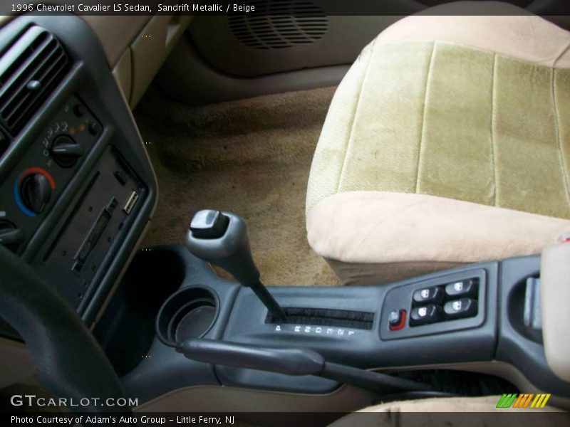 Sandrift Metallic / Beige 1996 Chevrolet Cavalier LS Sedan