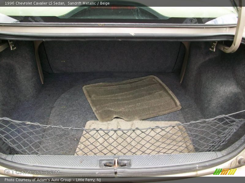 Sandrift Metallic / Beige 1996 Chevrolet Cavalier LS Sedan