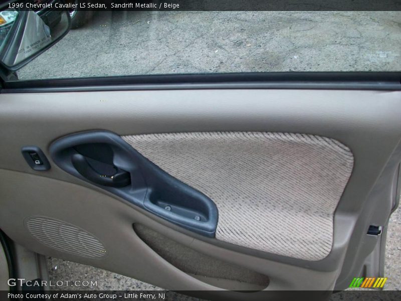Sandrift Metallic / Beige 1996 Chevrolet Cavalier LS Sedan