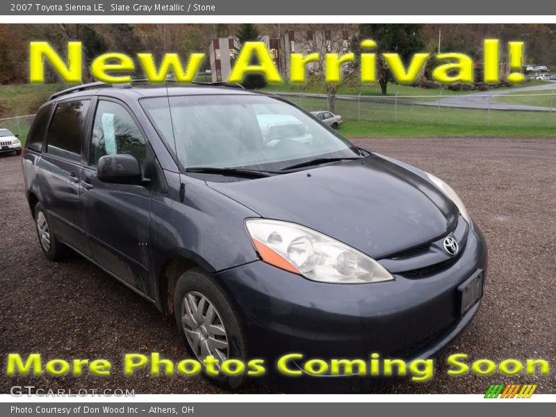 Slate Gray Metallic / Stone 2007 Toyota Sienna LE