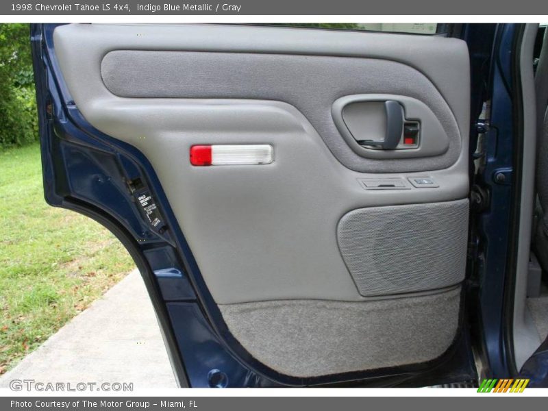 Indigo Blue Metallic / Gray 1998 Chevrolet Tahoe LS 4x4