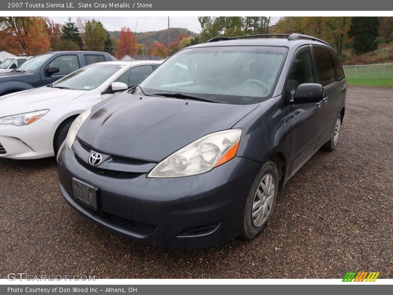 Slate Gray Metallic / Stone 2007 Toyota Sienna LE