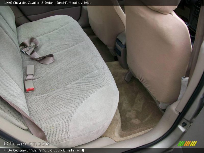 Sandrift Metallic / Beige 1996 Chevrolet Cavalier LS Sedan