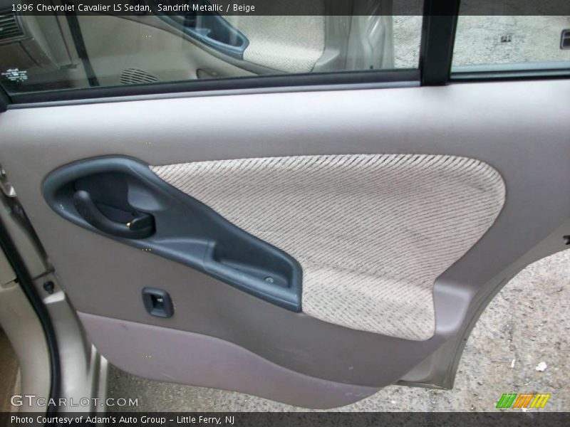 Sandrift Metallic / Beige 1996 Chevrolet Cavalier LS Sedan