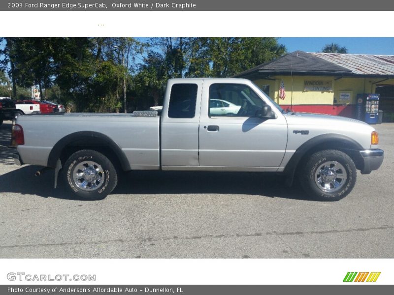 Oxford White / Dark Graphite 2003 Ford Ranger Edge SuperCab
