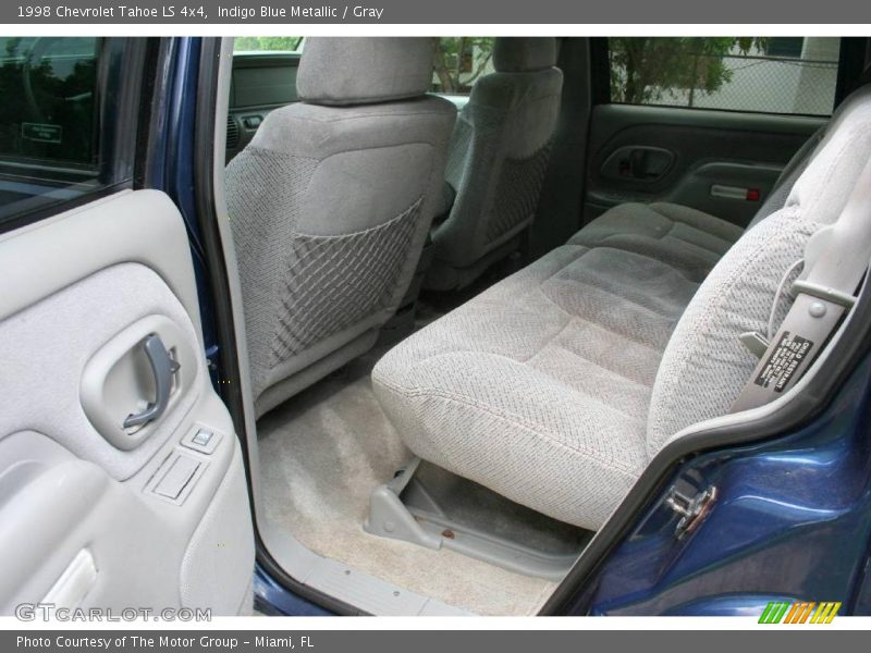 Indigo Blue Metallic / Gray 1998 Chevrolet Tahoe LS 4x4