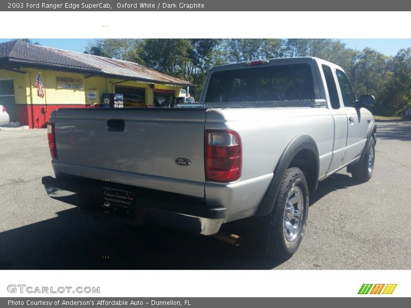 Oxford White / Dark Graphite 2003 Ford Ranger Edge SuperCab