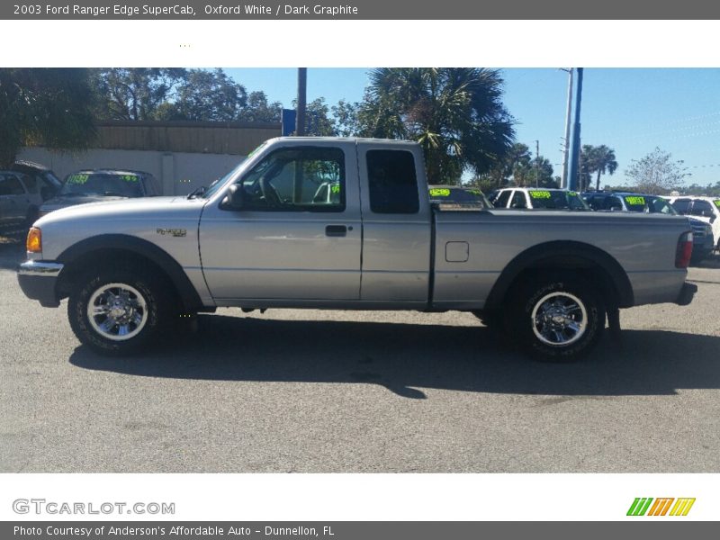 Oxford White / Dark Graphite 2003 Ford Ranger Edge SuperCab