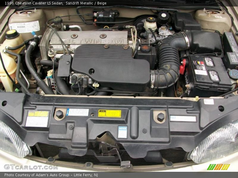 Sandrift Metallic / Beige 1996 Chevrolet Cavalier LS Sedan