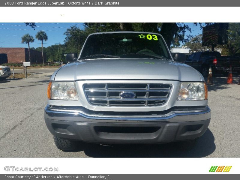 Oxford White / Dark Graphite 2003 Ford Ranger Edge SuperCab
