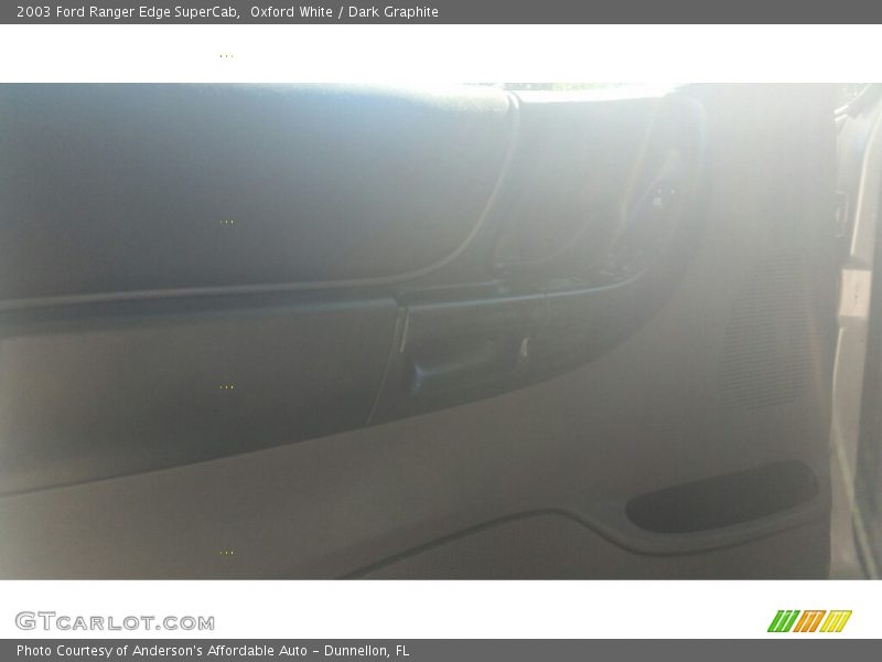 Oxford White / Dark Graphite 2003 Ford Ranger Edge SuperCab
